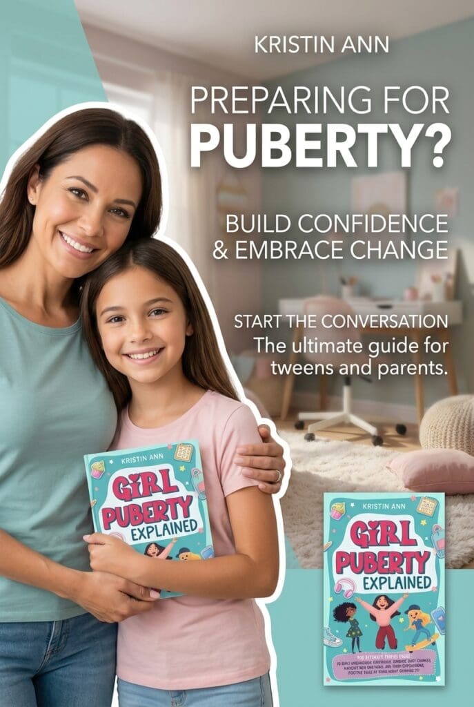 Girl Puberty Explained Graphic: how to talk to your daughter about puberty